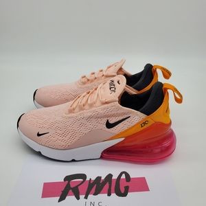 Nike Air Max 270 Coral Pink Running Shoes NIB